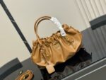 Prada Plié Motorcycle Handbag Lightweight Oiled Leather With Ample Capacity - Image 11