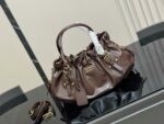 Prada Plié Motorcycle Handbag Lightweight Oiled Leather With Ample Capacity - Image 12