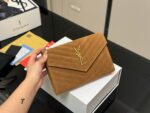 Yves Saint Laurent Woc Envelope Bag Cowhide Leather Crossbody/Underarm Superb Texture, Highly Durable - Image 11