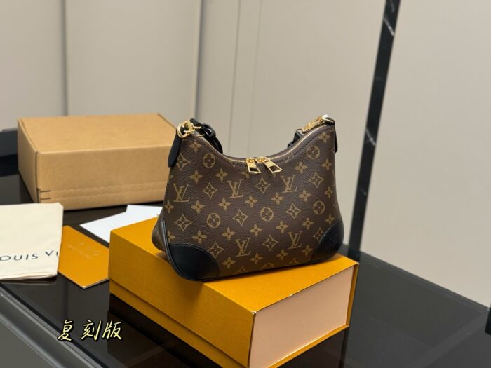 Louis Vuitton Vintage Horn Bag Classic Vintage Single-Shoulder Crossbody Original Hardware With Yellow Leather Versatile And Stylish - Image 5