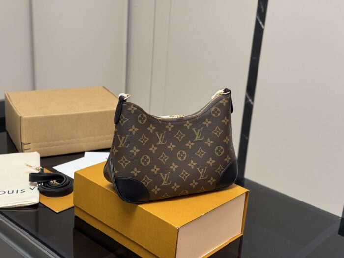 Louis Vuitton Vintage Horn Bag Classic Vintage Single-Shoulder Crossbody Original Hardware With Yellow Leather Versatile And Stylish - Image 8