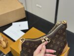 Louis Vuitton Vintage Horn Bag Vintage Classic Shoulder Bag With Shoulder Strap And Chain Versatile For Both Shoulder And Crossbody Carry - Image 3