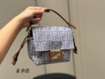 Fendi Vintage Monogram Gold Buckle Bag (Scarf Edition) - Image 9