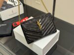 Yves Saint Laurent Woc Envelope Bag Cowhide Leather Can Be Worn Crossbody Or Underarm Wear-Resistant And Durable - Image 5