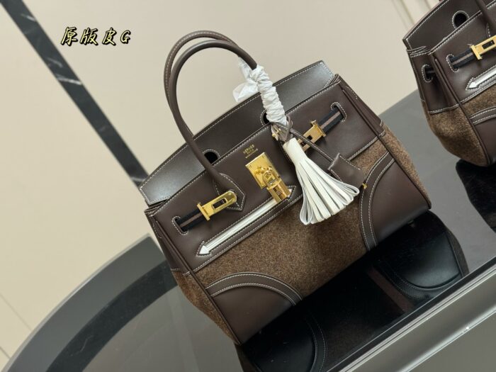 Hermès Bk30 Handbag In Genuine Top-Grain Cowhide Leather - Image 5