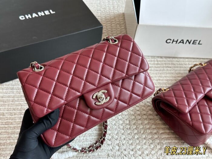 Chanel Cf Series Lambskin Diamond Quilted Chain Bag - Enhanced Edition - Image 2