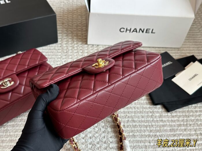 Chanel Cf Series Lambskin Diamond Quilted Chain Bag - Enhanced Edition - Image 5