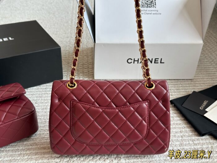 Chanel Cf Series Lambskin Diamond Quilted Chain Bag - Enhanced Edition - Image 6