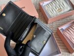 Miu Miu Classic Compact Wallet Full Leather Interior And Exterior, Top-Grain Cowhide Complete With Box - Image 8