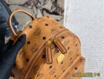 Mcm Classic Backpack Chip Edition Symmetrical Curved Design - Image 2