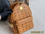 Mcm Classic Backpack Chip Edition Symmetrical Curved Design - Image 4