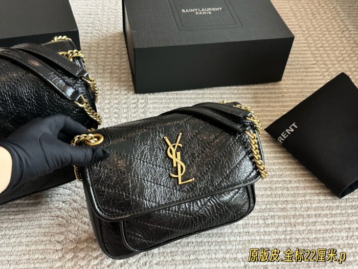 Yves Saint Laurent Niki Haute Couture Edition Imported Cowhide Soft And Supple Texture Women'S Handbag - Image 11