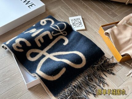 Loewe Graffiti Cashmere Scarf - Soft And Comfortable