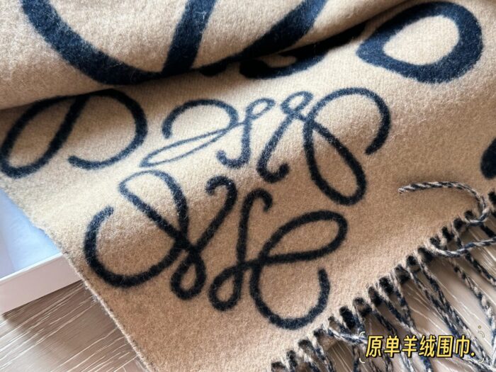 Loewe Graffiti Cashmere Scarf - Soft And Comfortable - Image 3