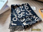 Loewe Graffiti Cashmere Scarf - Soft And Comfortable - Image 7