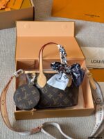 Louis Vuitton Atlantis Neverfull Bb Shopping Basket With Coin Purse And Wide Shoulder Strap Charming And Effortlessly Chic - Image 2