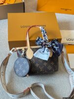 Louis Vuitton Atlantis Neverfull Bb Shopping Basket With Coin Purse And Wide Shoulder Strap Charming And Effortlessly Chic - Image 4