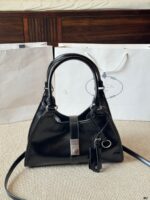 Prada Sound Bags Underarm Bag | Silver Hardware, Distressed Leather, Generous Capacity - Image 2