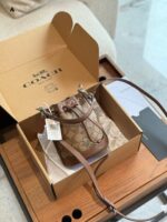 Coach Snowflake Mini Bucket Bag With Adjustable Crossbody Strap Modification - Image 2