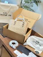 Coach 2024 Autumn/Winter Mollie Mini Tote Classic Silhouette, Supremely Practical For Commuting, Gatherings, And Everyday Outings - Image 7