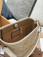 Coach Newcity Bucket Bag Dual-Strap Versatility Light Tea-Coloured New Shade Lightweight And Practical - Image 3