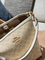 Coach Newcity Bucket Bag Dual-Strap Versatility Light Tea-Coloured New Shade Lightweight And Practical - Image 4