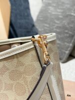 Coach Newcity Bucket Bag Dual-Strap Versatility Light Tea-Coloured New Shade Lightweight And Practical - Image 7