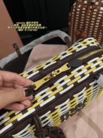 Miu Miu Woven Handle Bag Contrasting Colour Charm Casual, Holiday, Shopping - Image 5