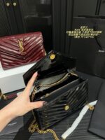 Yves Saint Laurent Kate Patent Leather Envelope Bag Stylish, Versatile And Elevates Your Aura - Image 5