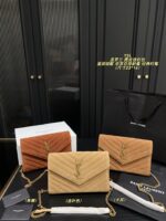 Yves Saint Laurent Suede Envelope Bag Soft And Refined, Versatile And Timeless - Image 10