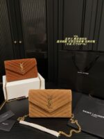 Yves Saint Laurent Suede Envelope Bag Soft And Refined, Versatile And Timeless - Image 13