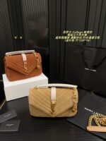 Yves Saint Laurent College Suede Messenger Bag Retro Elegance For Work, Leisure, And Versatile Styling - Image 13