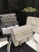 Dior Camp Vintage Print Messenger Bag New Buckle Closure Adjustable Shoulder Strap Lightweight With Generous Capacity - Image 2