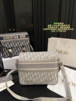 Dior Camp Vintage Print Messenger Bag New Buckle Closure Adjustable Shoulder Strap Lightweight With Generous Capacity - Image 5