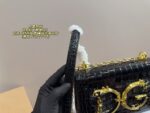 Dolce & Gabbana Dg Girls Crocodile-Embossed Chain Bag Versatile, Fashionable And Eye-Catching - Image 7