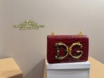 Dolce & Gabbana Dg Girls Crocodile-Embossed Chain Bag Versatile, Fashionable And Eye-Catching - Image 15