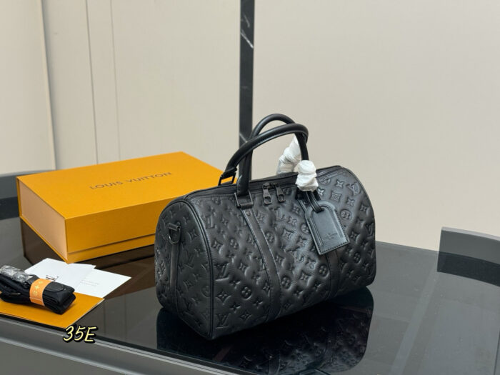 Louis Vuitton Keepall Embossed Calfskin Pillow Bag Unisex Style - Image 1