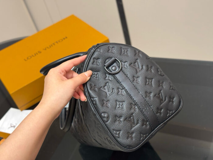Louis Vuitton Keepall Embossed Calfskin Pillow Bag Unisex Style - Image 7