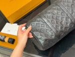 Louis Vuitton Keepall Embossed Calfskin Pillow Bag Unisex Style - Image 9