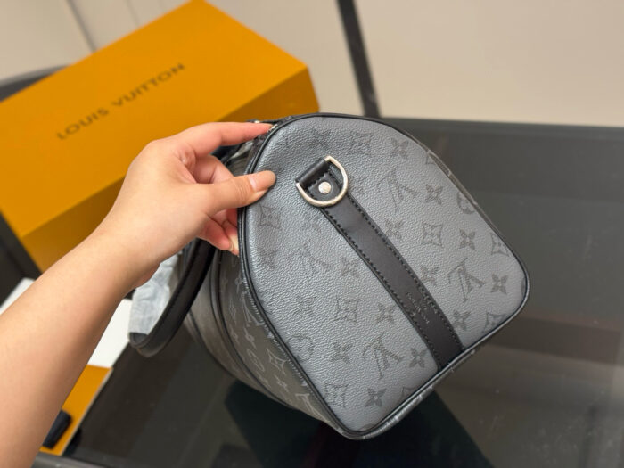 Louis Vuitton Keepall New Cushion Bag Genuine Leather Unisex Style - Image 7