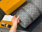 Louis Vuitton Keepall New Cushion Bag Genuine Leather Unisex Style - Image 9