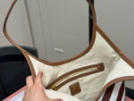 Miu Miu New Striped Tote Bag Exquisitely Tailored Silhouette - Image 4