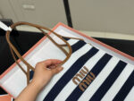 Miu Miu New Striped Tote Bag - Image 6