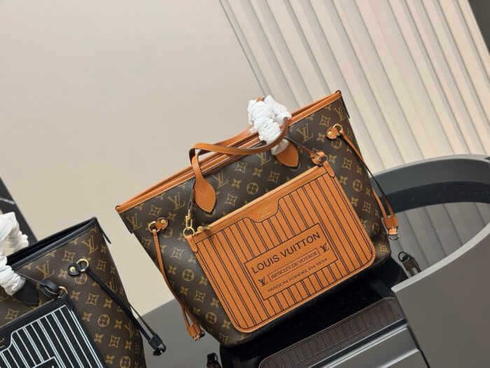 Louis Vuitton Neverfull New Classic Textured Tote - Image 2