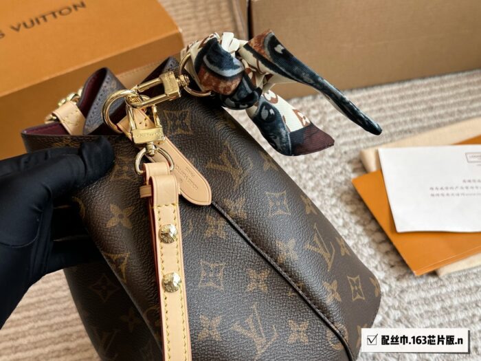 Louis Vuitton Bb Neonoe Mini Bucket Bag Full Steel Hardware Crossbody/Shoulder/Handheld Authentic Original Version With Box - Image 5