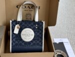 Coach Dempsey Tote - Classic Logo, Adorable Colourway, Small Size (Upgraded Version With Box)