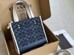 Coach Dempsey Tote - Classic Logo, Adorable Colourway, Small Size (Upgraded Version With Box) - Image 6