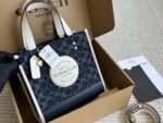 Coach Dempsey Tote - Classic Logo, Adorable Colourway, Small Size (Upgraded Version With Box) - Image 9