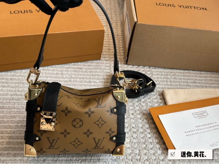 Louis Vuitton Side Trunk Mini Runway-Inspired Compact Bag Stylish Same As Eileen Gu'S - Image 1
