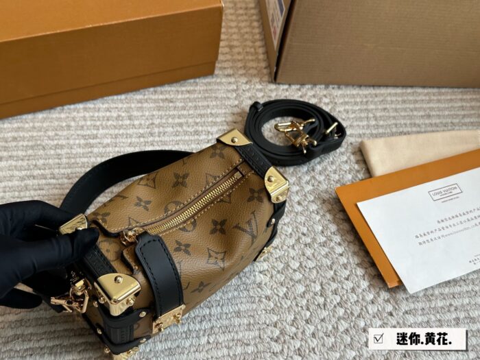 Louis Vuitton Side Trunk Mini Runway-Inspired Compact Bag Stylish Same As Eileen Gu'S - Image 3